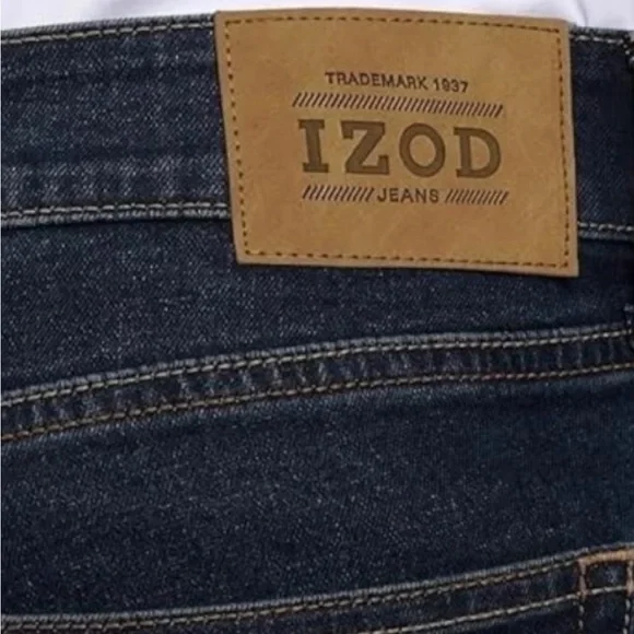 Izod Men's Dark Blue  Straight Fit Jeans. NWT. / Sz/ 32X30 - Picture 4 of 6